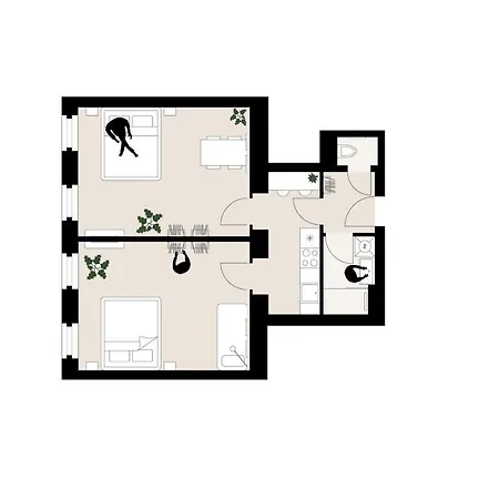 Modern 2Br Apartments - Full Kitchen - Schoenbrunn Area - 15 Mins To City Center Vídeň Exteriér fotografie