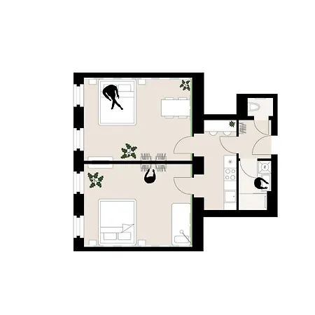Modern 2Br Apartments - Full Kitchen - Schoenbrunn Area - 15 Mins To City Center Vídeň Exteriér fotografie